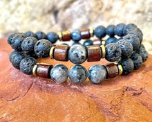 Charger l'image dans la galerie, Bracelet Magma couple en Jaspe impérial