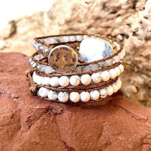 Charger l'image dans la galerie, Bracelet harmonisation en howlite brut