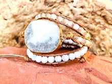 Charger l'image dans la galerie, Bracelet harmonisation en howlite brut