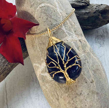 Charger l'image dans la galerie, Collier arbre de vie en améthyste