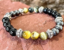 Charger l'image dans la galerie, Bracelet protection œil de tigre jaune