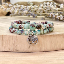 Charger l'image dans la galerie, Bracelet perles de fleurs