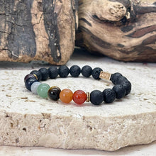 Charger l'image dans la galerie, Bracelet harmonisation en pierre de lave