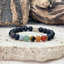 Charger l'image dans la galerie, Bracelet harmonisation en pierre de lave
