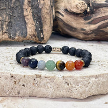 Charger l'image dans la galerie, Bracelet harmonisation en pierre de lave