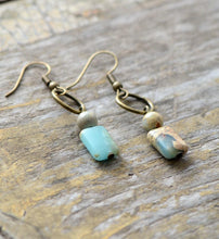 Charger l'image dans la galerie, Boucles d'oreilles harmonie en jaspe