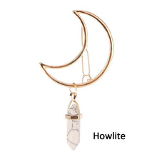 Charger l'image dans la galerie, Pince à cheveux broche en agate noire