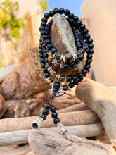 Charger l'image dans la galerie, Mala bouddhiste oeil de tigre