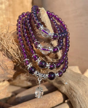 Charger l'image dans la galerie, Mala bouddhiste en améthyste