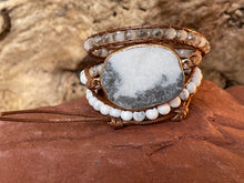 Charger l'image dans la galerie, Bracelet harmonisation en howlite brut