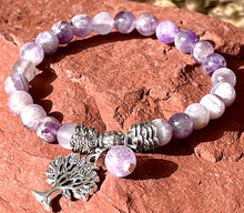Charger l'image dans la galerie, Bracelet arbre de vie en améthyste