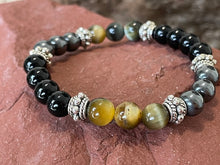 Charger l'image dans la galerie, Bracelet protection œil de tigre jaune