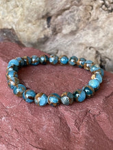 Charger l'image dans la galerie, Bracelet en aventurine et oeil de tigre