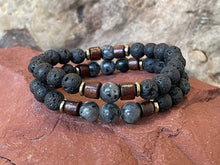 Charger l'image dans la galerie, Bracelet Magma couple en Jaspe impérial