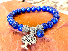 Charger l'image dans la galerie, Bracelet arbre de vie en lapiz lazuli