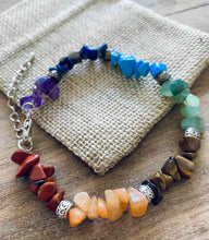 Charger l'image dans la galerie, Bracelet 7 chakra cristal