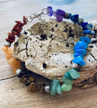 Charger l'image dans la galerie, Bracelet 7 chakra cristal