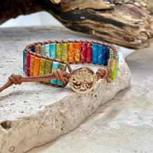 Charger l'image dans la galerie, Bracelet 7 chakras énergie et endurance