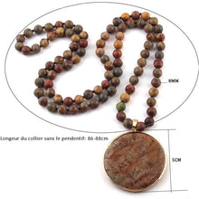 Charger l'image dans la galerie, Collier Bohème en Jaspe