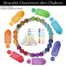 Charger l'image dans la galerie, Bracelet ouverture des chakras