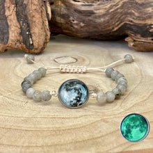 Charger l'image dans la galerie, Bracelet pleine lune en labradorite