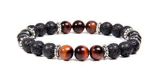 Charger l'image dans la galerie, Bracelet défense en oeil de tigre rouge