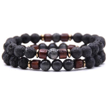 Charger l'image dans la galerie, Bracelet Magma couple en Jaspe impérial