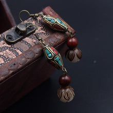 Charger l'image dans la galerie, Boucles d'oreille ethniques en zinc