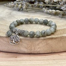 Charger l'image dans la galerie, Bracelet arbre de vie en labradorite