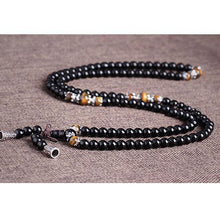 Charger l'image dans la galerie, Mala bouddhiste oeil de tigre