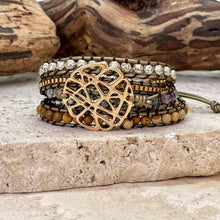 Charger l'image dans la galerie, Bracelet de créativité tressé en plaqué or