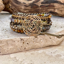 Charger l'image dans la galerie, Bracelet bohème tressé en plaqué or