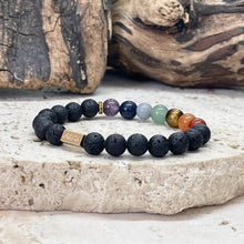 Charger l'image dans la galerie, Bracelet harmonisation en pierre de lave