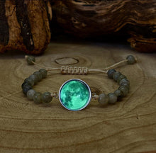 Charger l'image dans la galerie, Bracelet pleine lune en labradorite