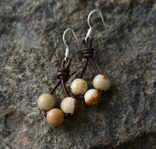 Charger l'image dans la galerie, Boucle d'oreille en perles de jaspe