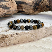 Charger l'image dans la galerie, Bracelet en oeil de tigre de protection