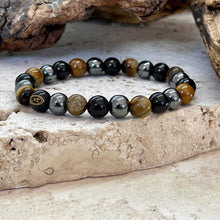 Charger l'image dans la galerie, Bracelet en oeil de tigre de protection