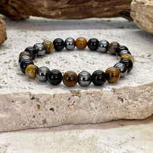 Charger l'image dans la galerie, Bracelet en oeil de tigre de protection