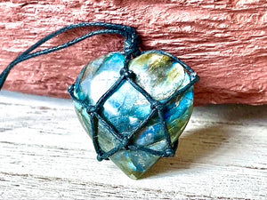 Collier amour en labradorite