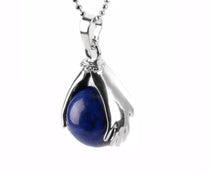 Charger l&#39;image dans la galerie, Collier de vitalité en lapis lazuli
