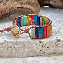 Charger l&#39;image dans la galerie, Bracelet 7 chakras lingots d&#39;équilibre

