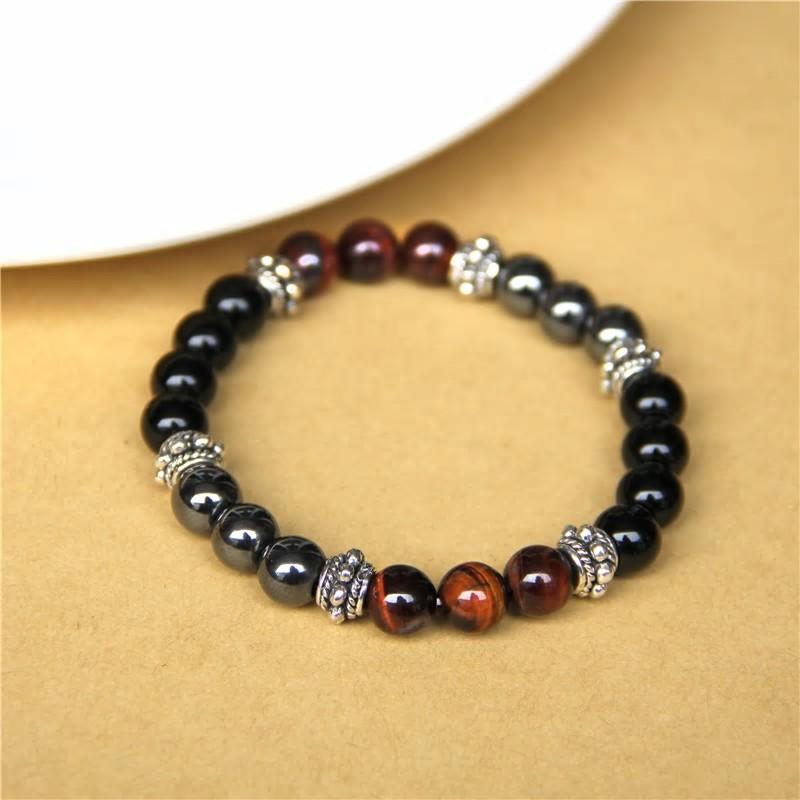 Bracelet triple protection en odt rouge