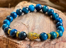 Charger l&#39;image dans la galerie, Bracelet en oeil de tigre turqoise

