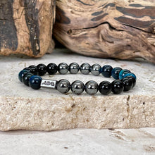 Charger l&#39;image dans la galerie, Bracelet triple protection en odt bleu
