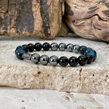 Charger l&#39;image dans la galerie, Bracelet triple protection en odt bleu
